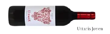 vino del bierzo Uttaris joven horizontal